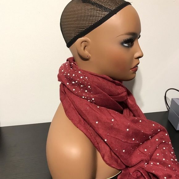 NEW Lulla Collection by Bindya women’s pearl embellished scarf - Picture 5 of 7